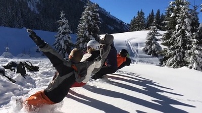 Camp de ski régional en février