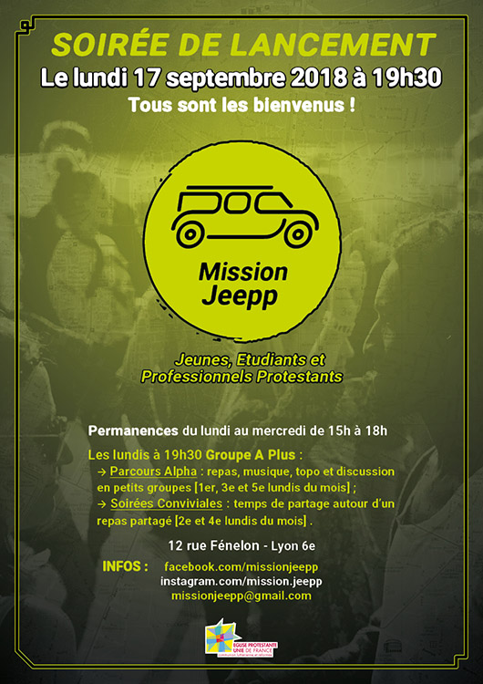 Lancement de la mission étudiante à Lyon le 17 Septembre