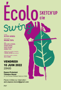 Spectacle « Ecolo Swing » le Vendredi 10 Juin