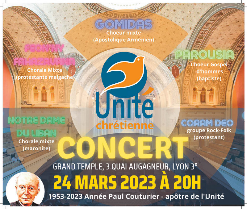 Concert le 24 Mars 2023 au Grand Temple