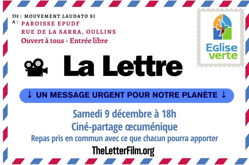Cine Partage La Lettre, le 9 Décembre 2023 à 18h