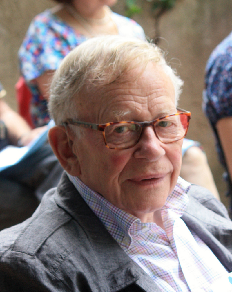 Georges Lerhmann lors des 40 ans de la catéchèse œcuménique en 2014