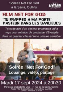 Nouveau en Septembre : les Soirées « Net For God »