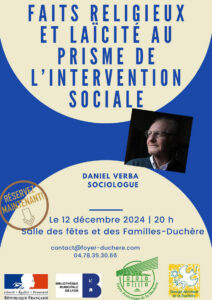 Conférence à la Duchère le 12 décembre